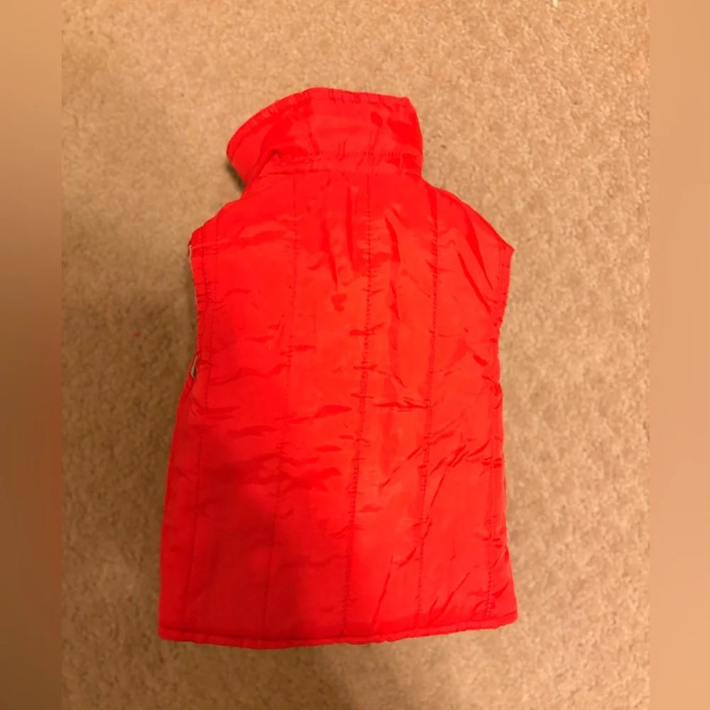 BLOOMINGDALES Light Reversible Gray & Res Puffer Vest, Size: 12-18 months